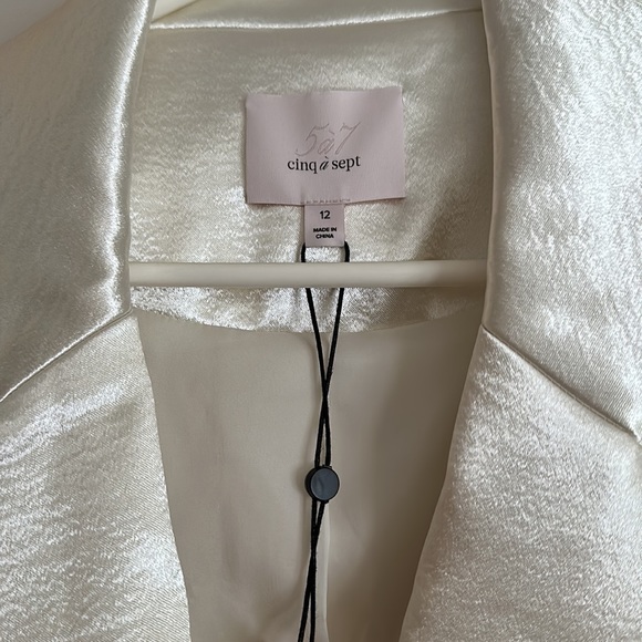 Cinq a Sept - satin Jacket - Picture 2 of 5